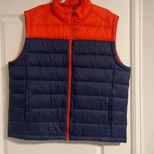 ST Johns bay orange and blue vest xxl